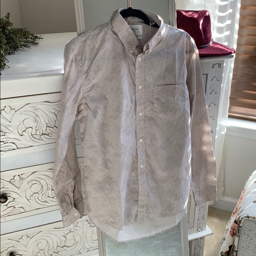 Billy Reid Long Sleeve Button Down Slim Fit
